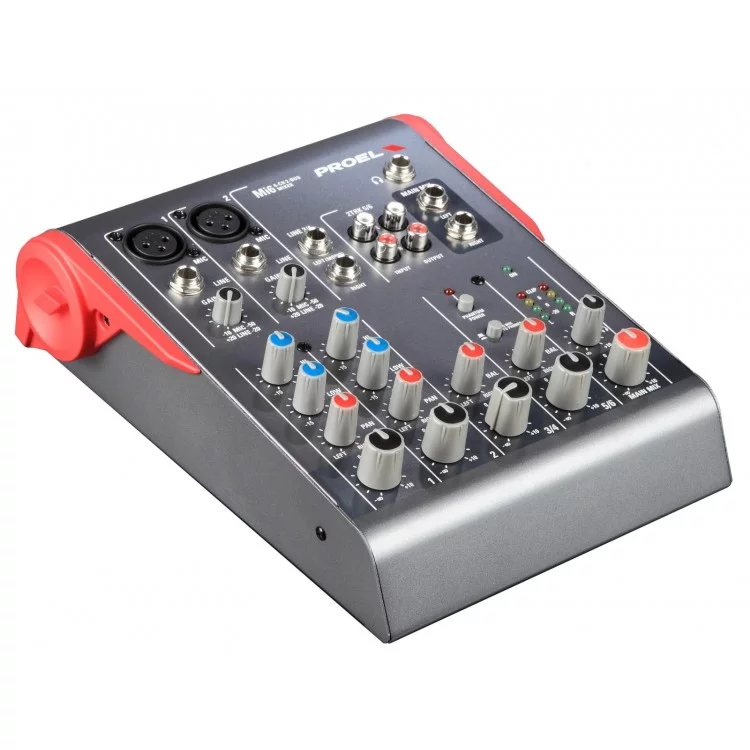 Proel MQ6 Compact 6-channel Mixer – Proel North America