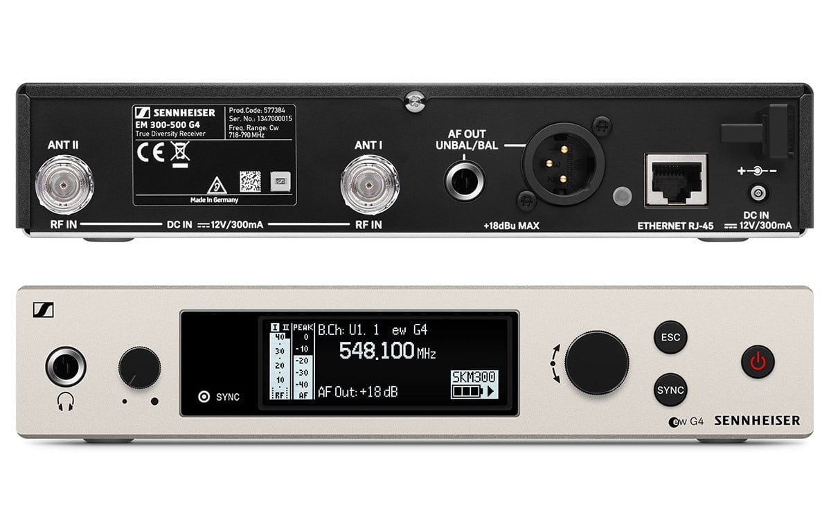 豪華 スイフトモール 店Sennheiser Pro Audio Wireless Lavalier Set, Range GW ew 300 G4 -ME2-RC-GW